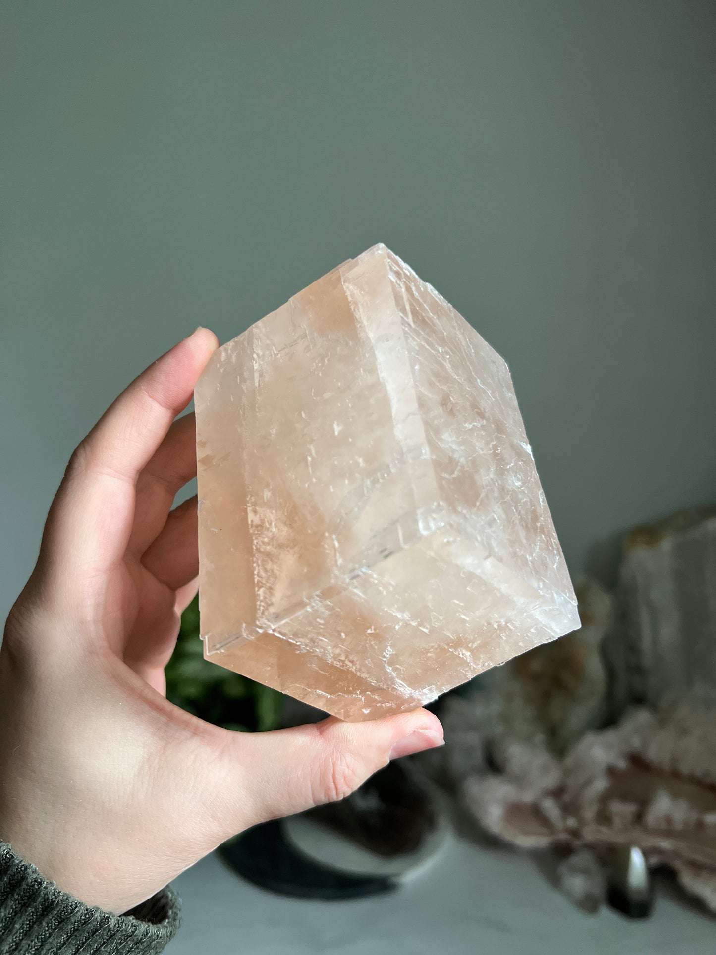 Pink Optical Calcite