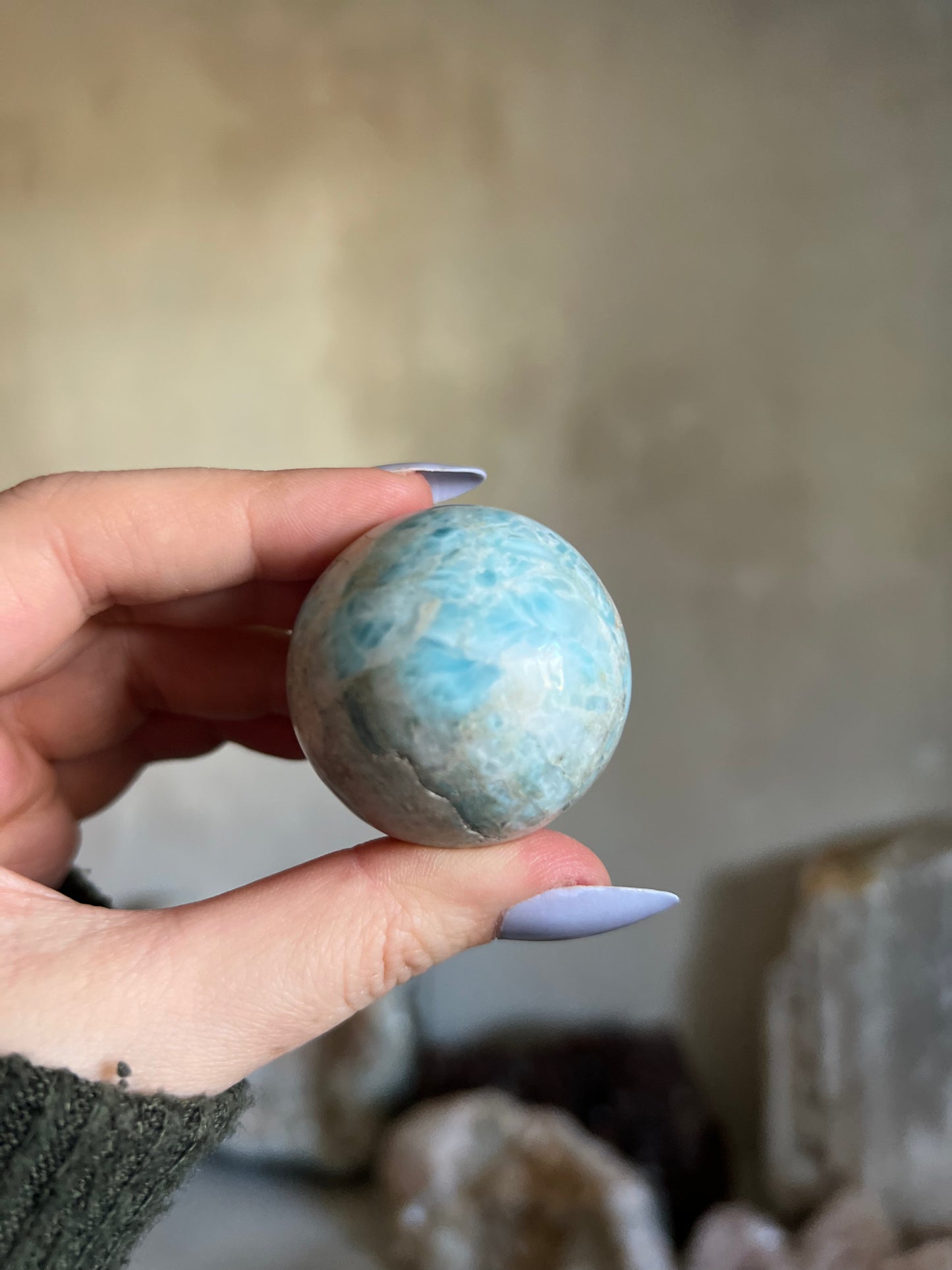 Larimar Sphere