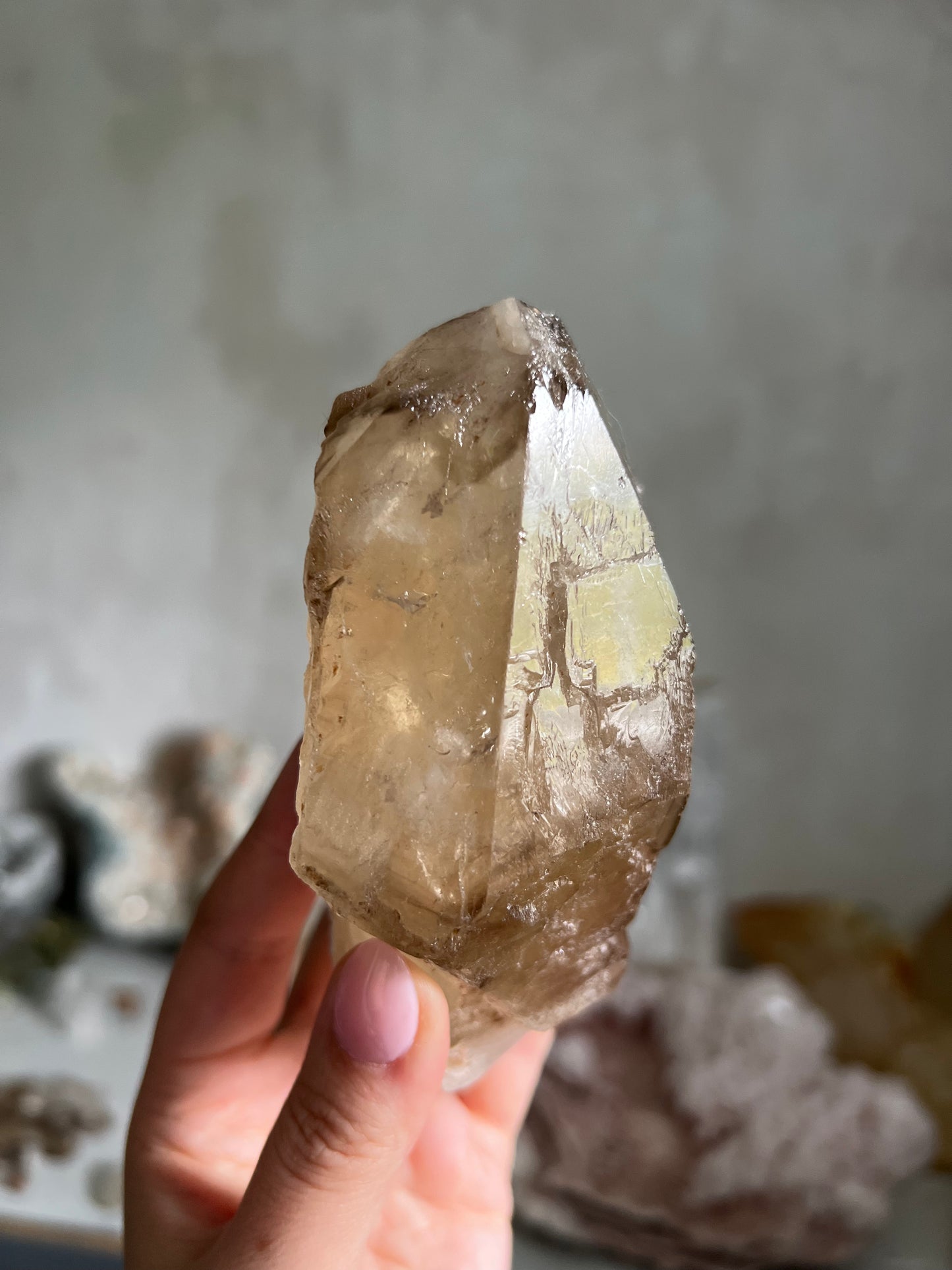 Smokey Citrine Elestial