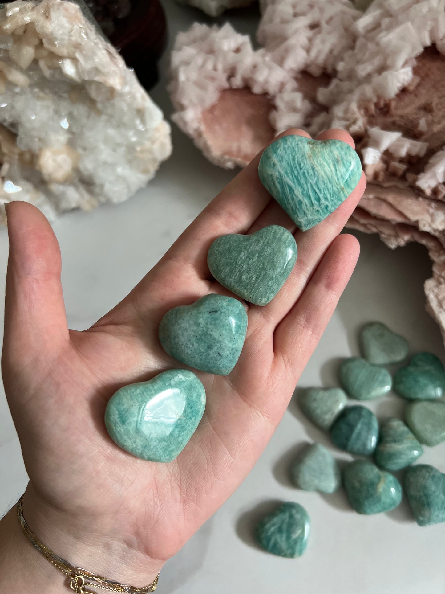 Amazonite Heart