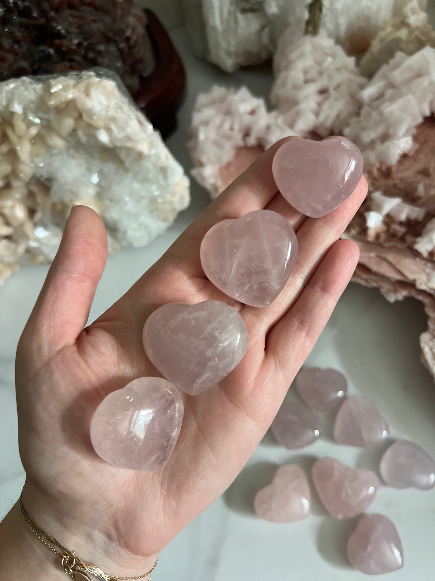 Rose Quartz Heart