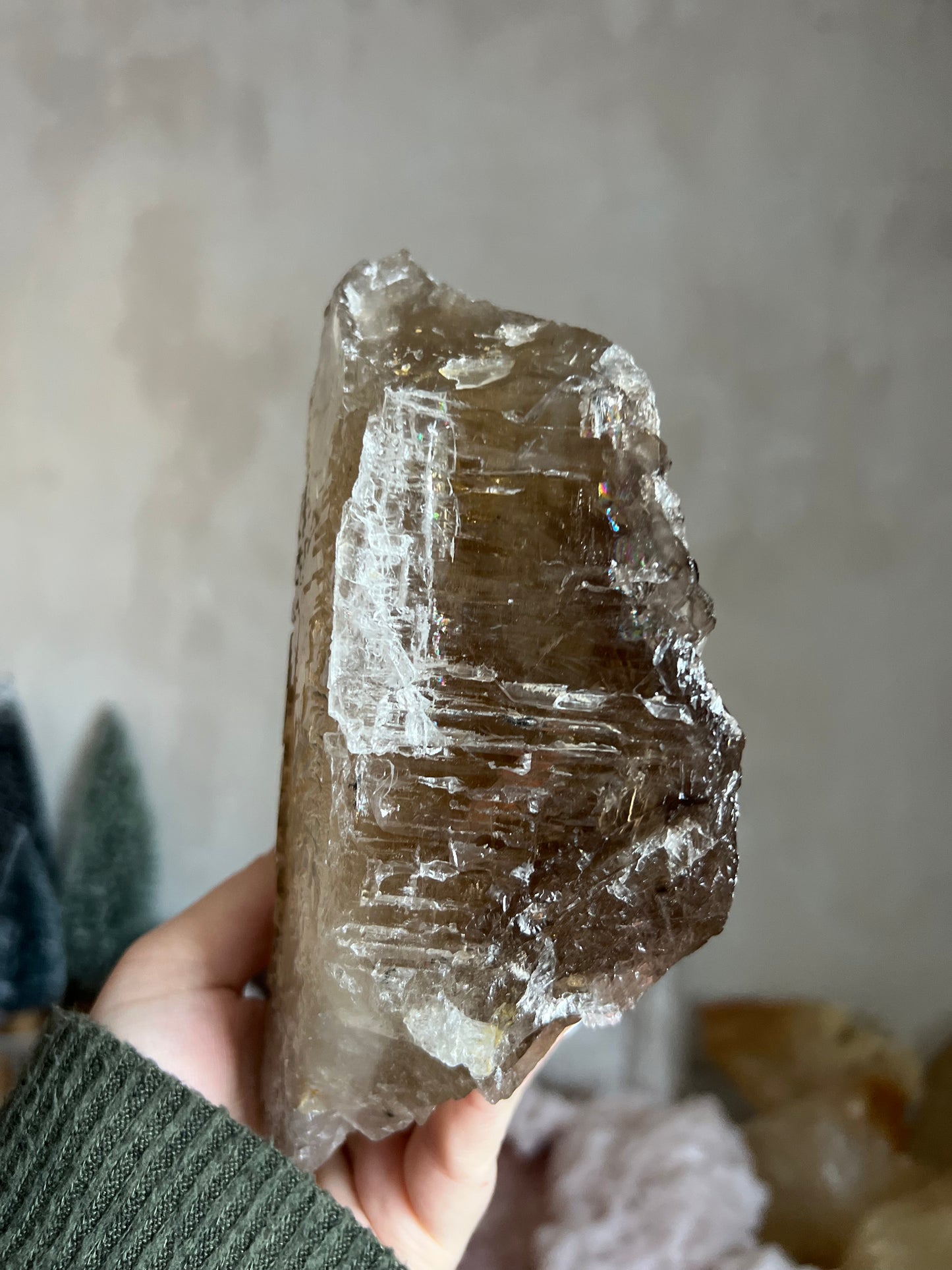 Smokey Citrine Elestial