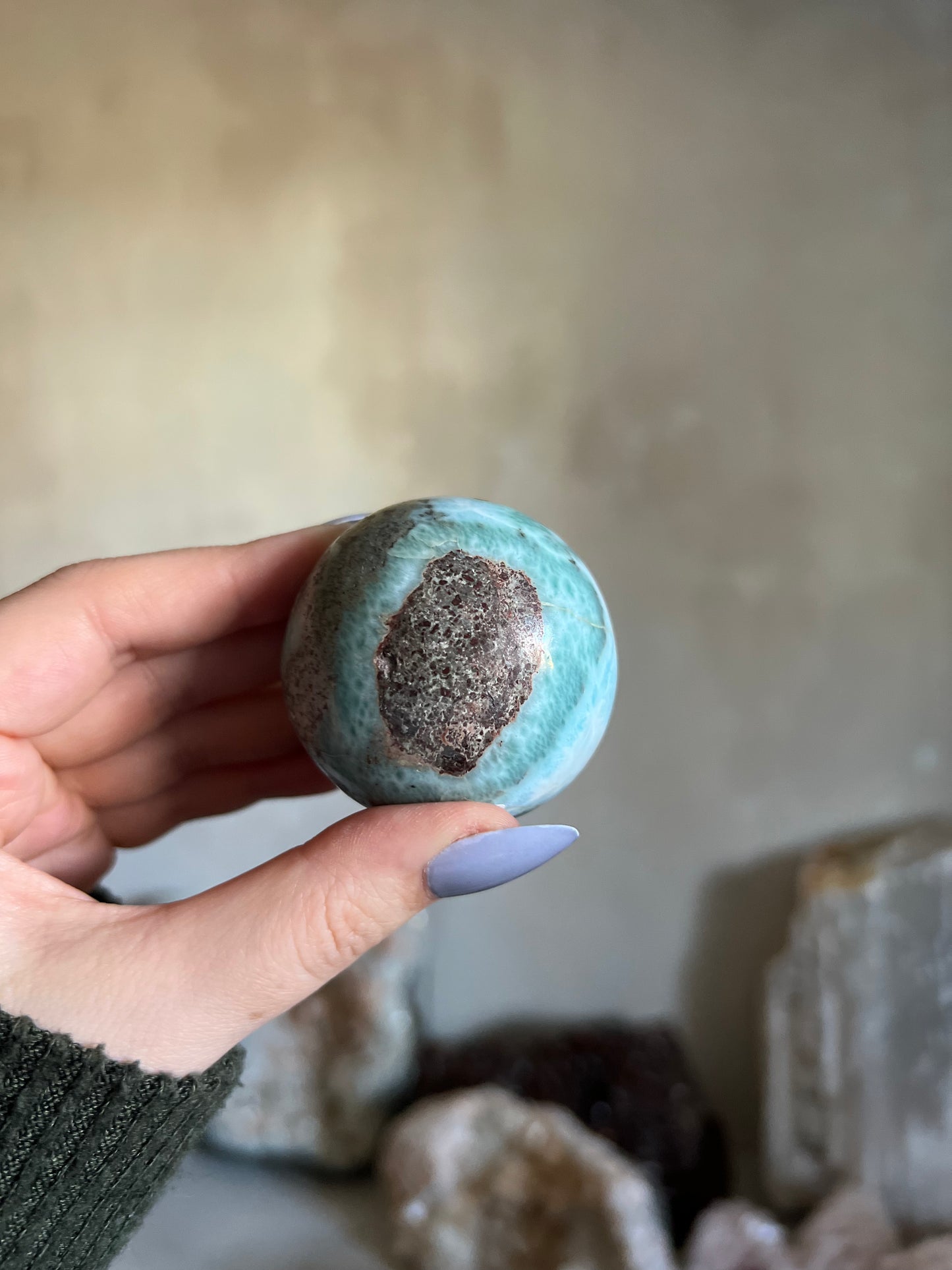 Larimar Sphere