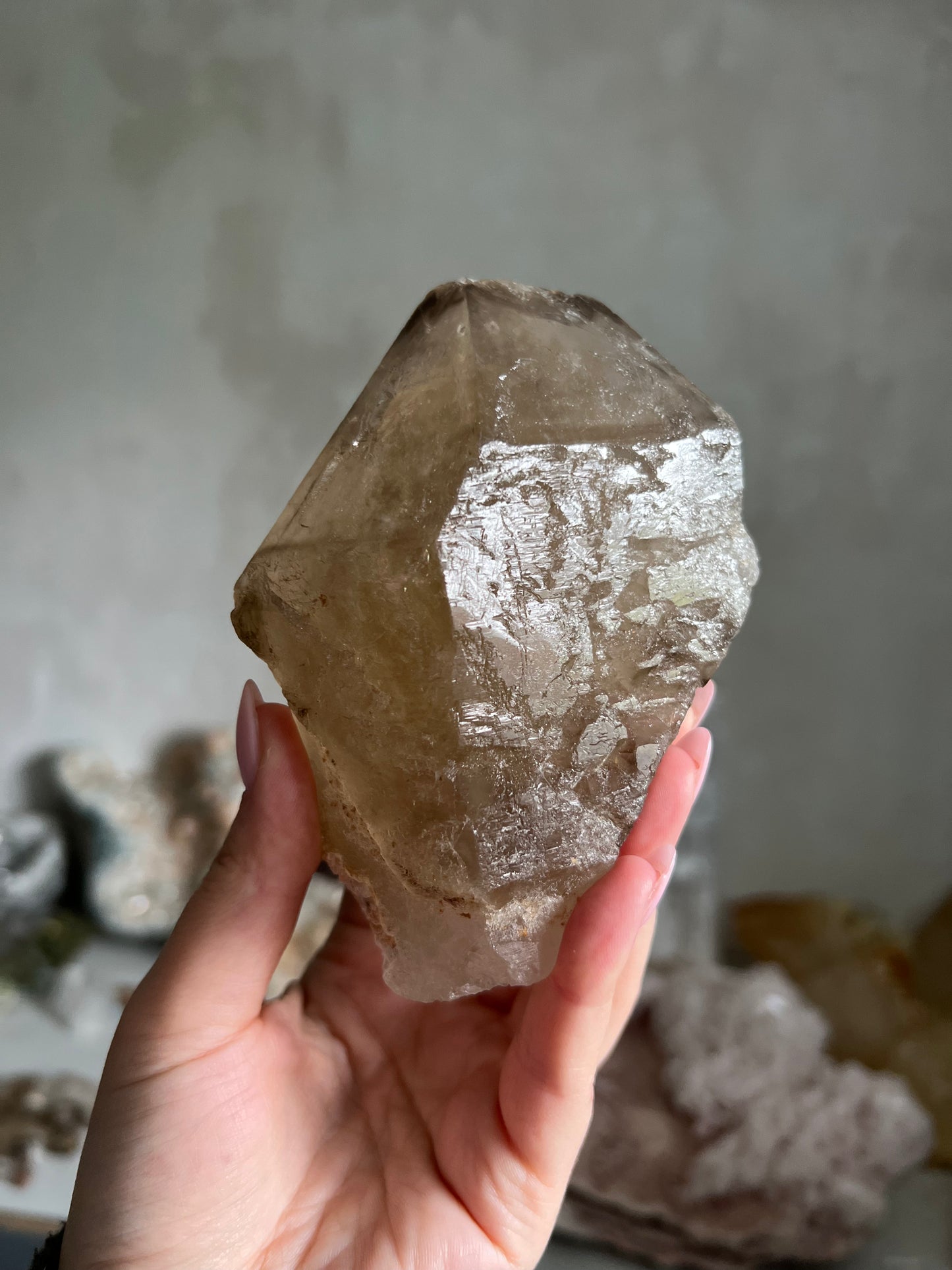 Smokey Citrine Elestial