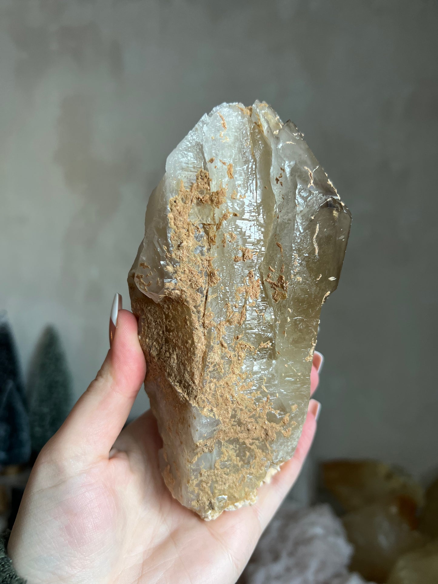 Smokey Citrine Elestial