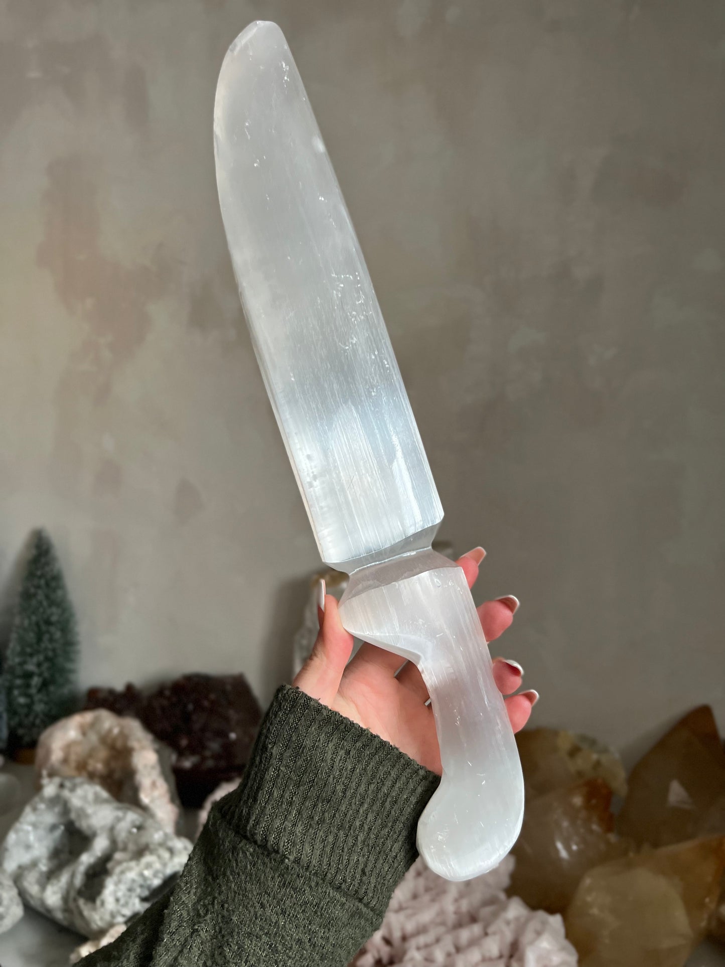 Selenite Sword