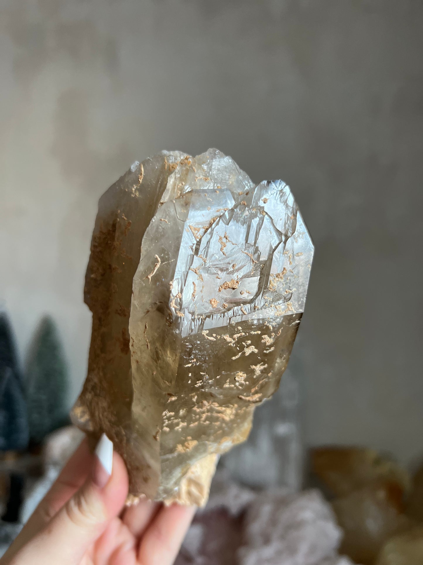 Smokey Citrine Elestial