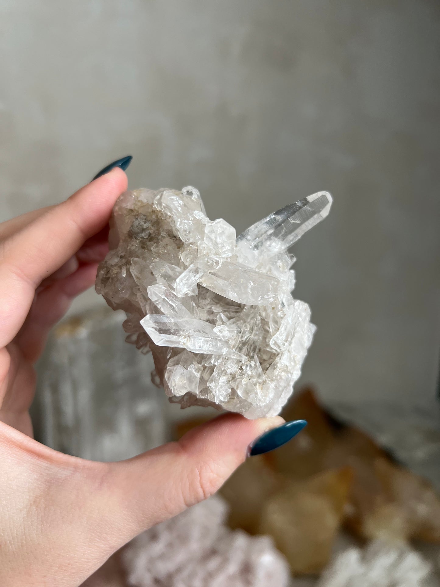 Lemurian Quartz Cluster