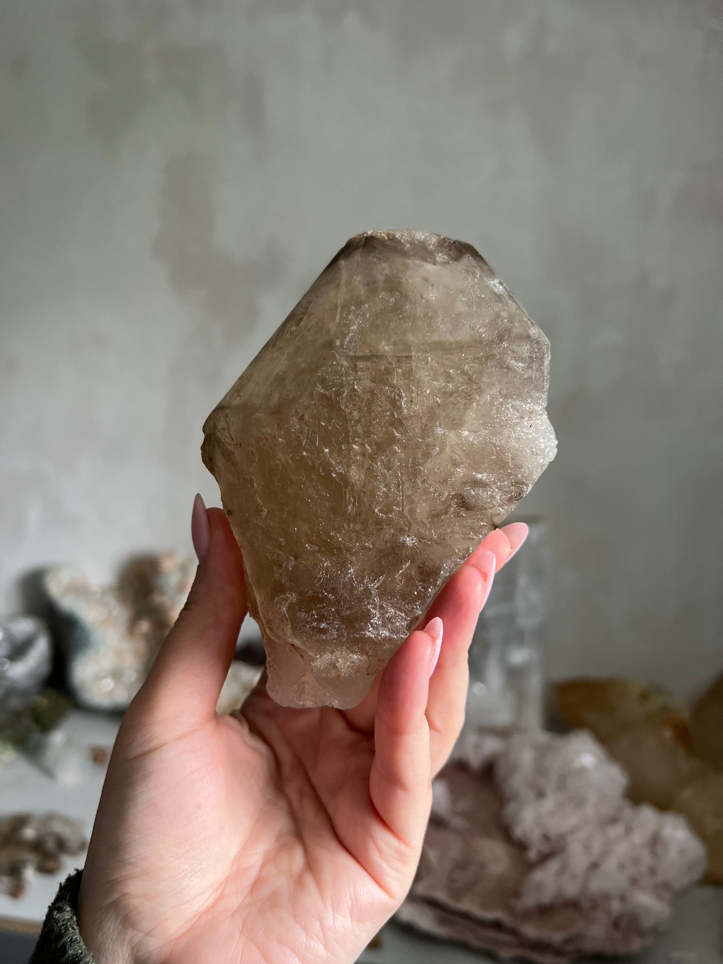 Smokey Citrine Elestial