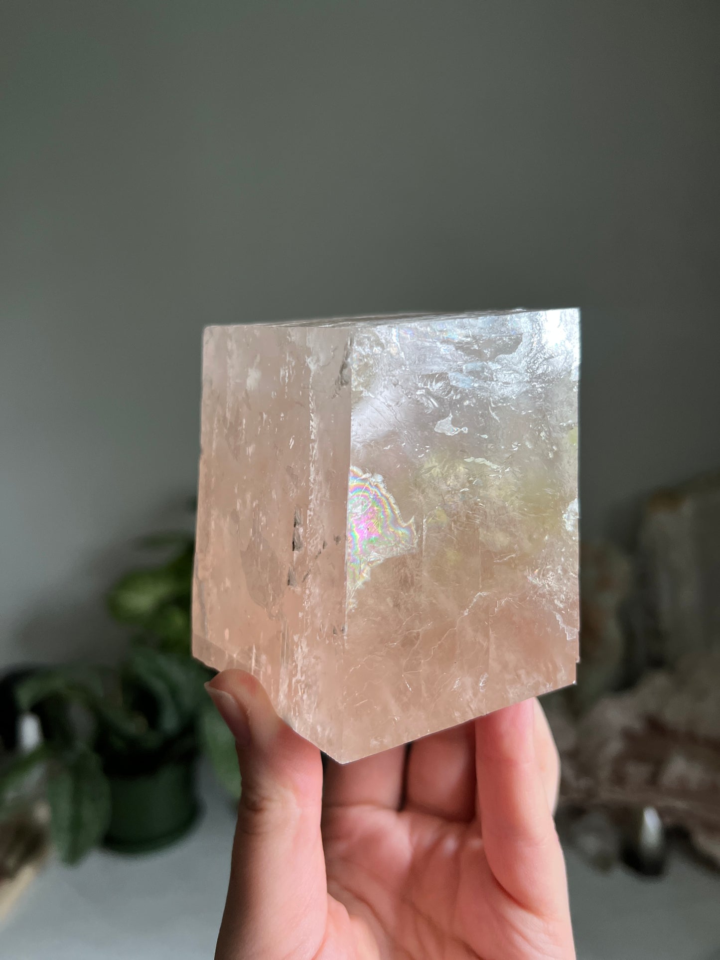 Pink Optical Calcite