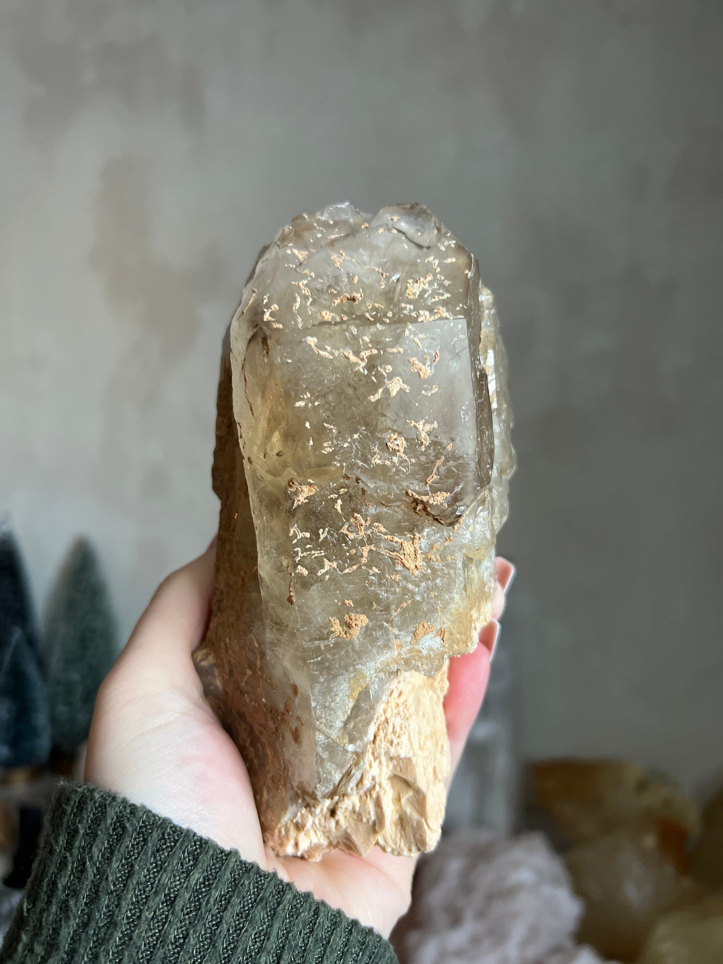 Smokey Citrine Elestial