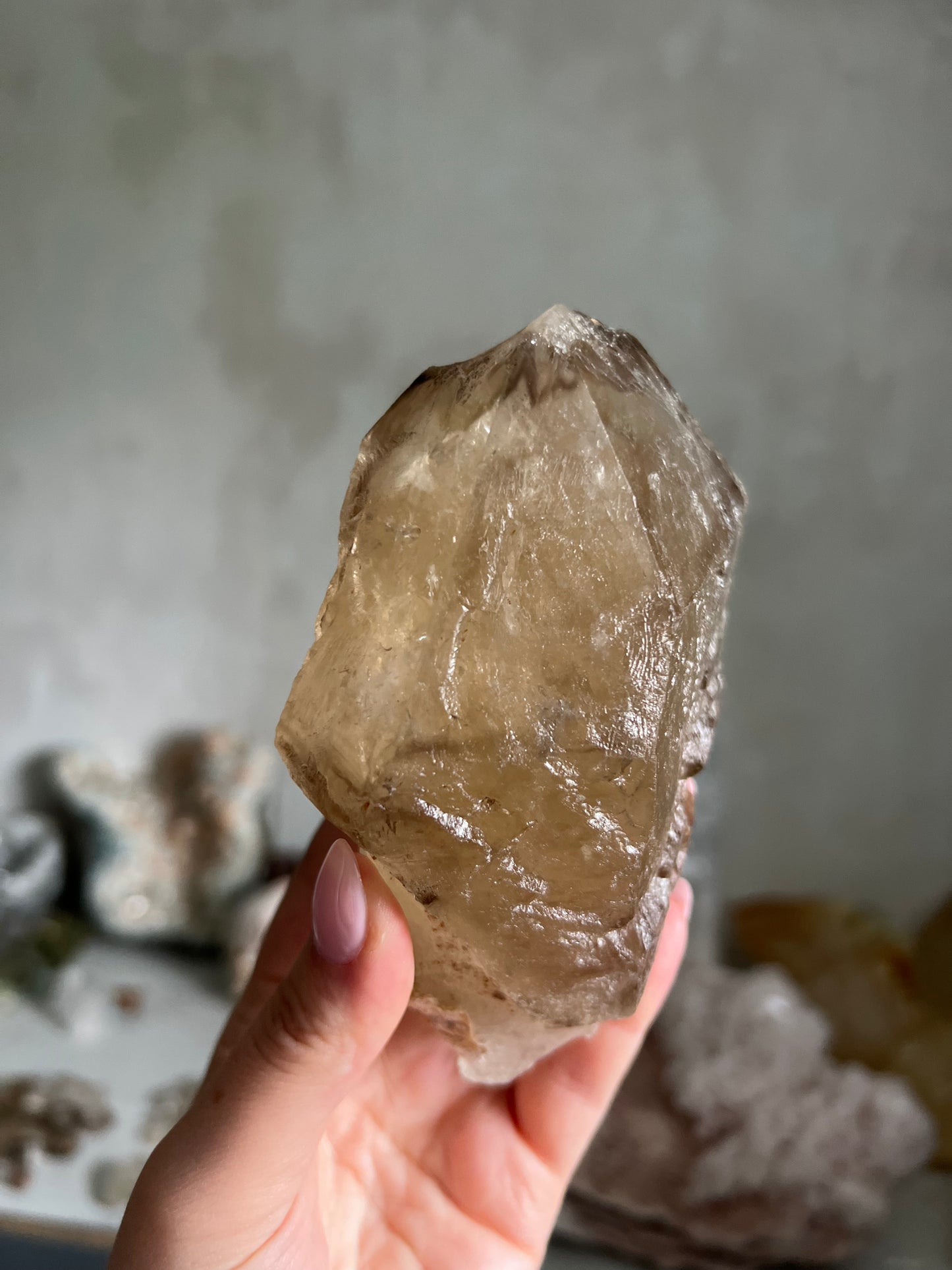 Smokey Citrine Elestial