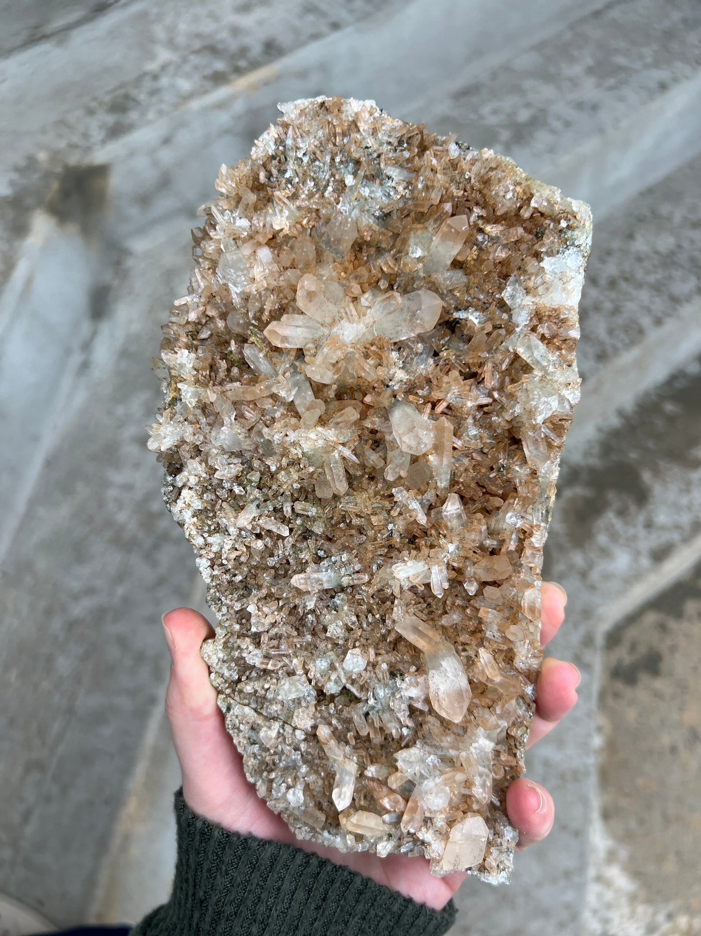 Forest Epidote & Quartz
