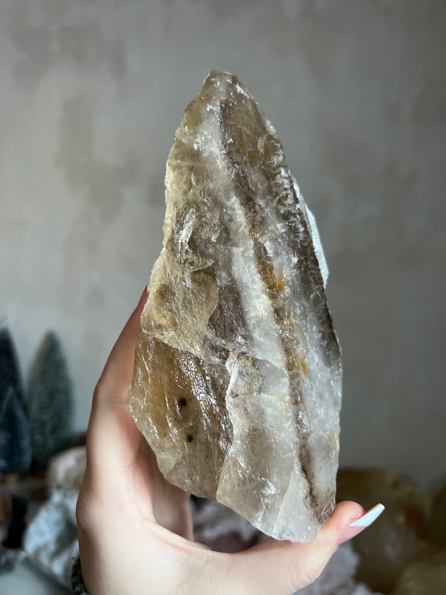 Smokey Citrine Elestial