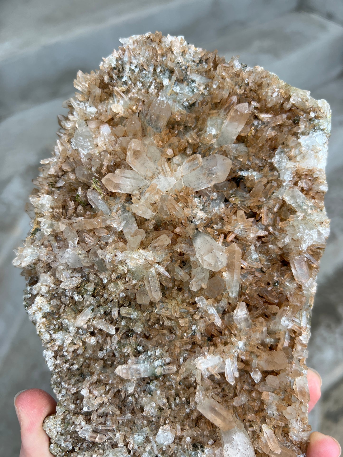 Forest Epidote & Quartz