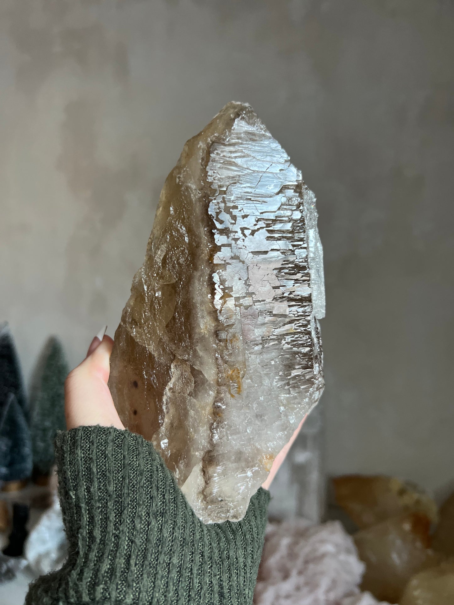 Smokey Citrine Elestial
