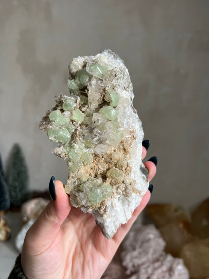 Prehnite & Quartz