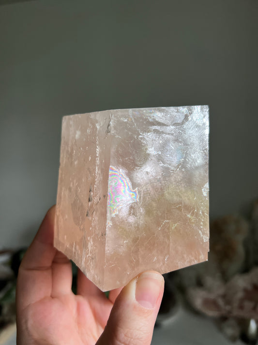 Pink Optical Calcite