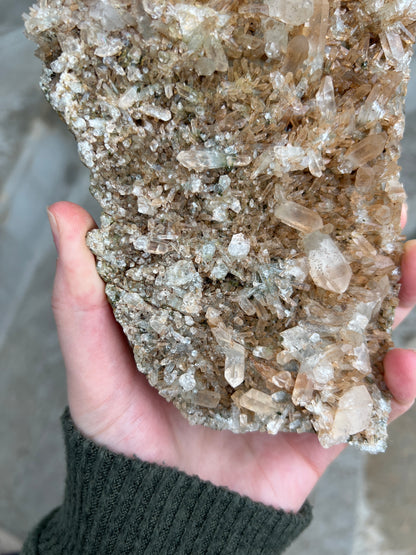 Forest Epidote & Quartz