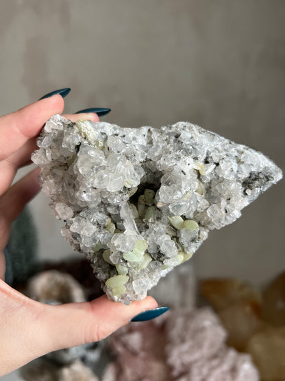 Prehnite & Quartz