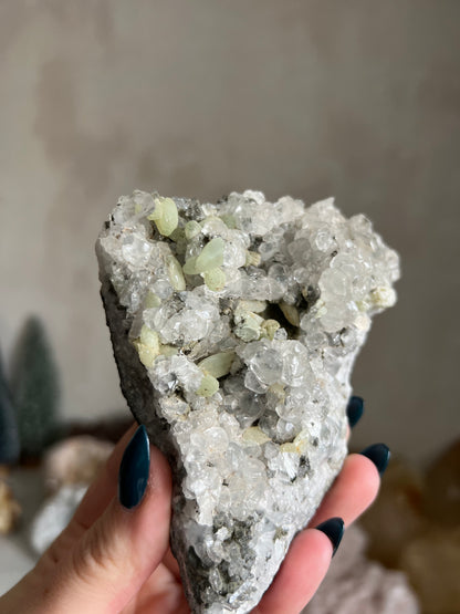 Prehnite & Quartz