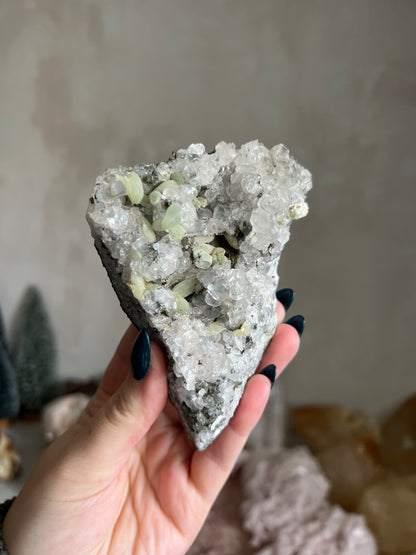 Prehnite & Quartz