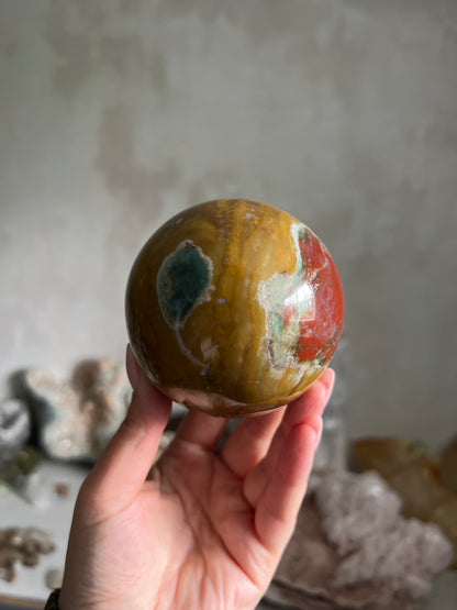 Ocean Jasper Sphere