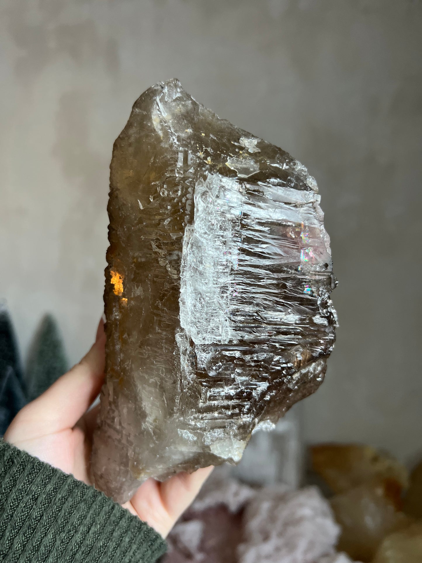 Smokey Citrine Elestial