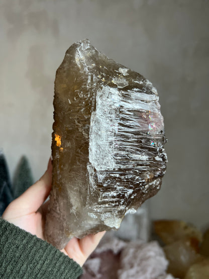 Smokey Citrine Elestial