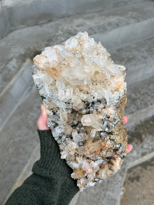 Forest Epidote & Quartz