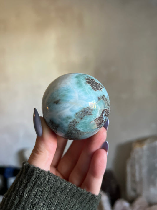 Larimar Sphere