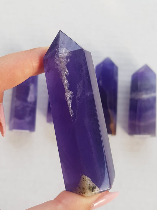 Purple Fluorite Point